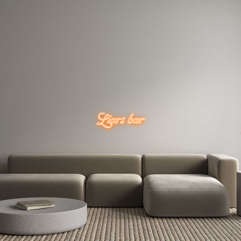 Custom Neon: Liars bar