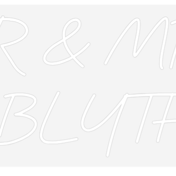 Custom Neon: MR & MRS 
BL...