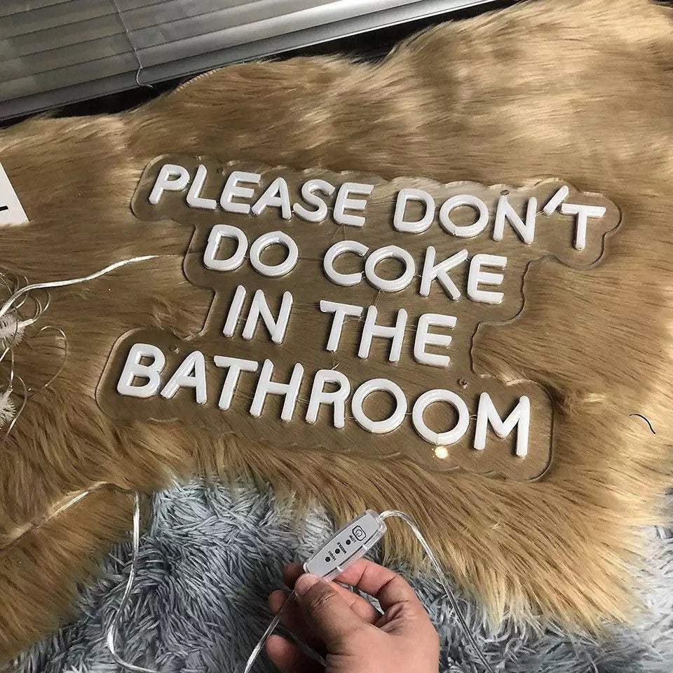 Bathroom Neon Sign