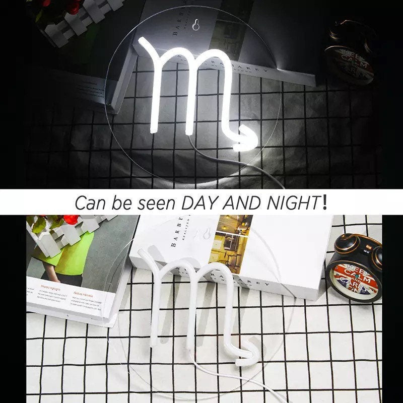 Scorpio neon sign