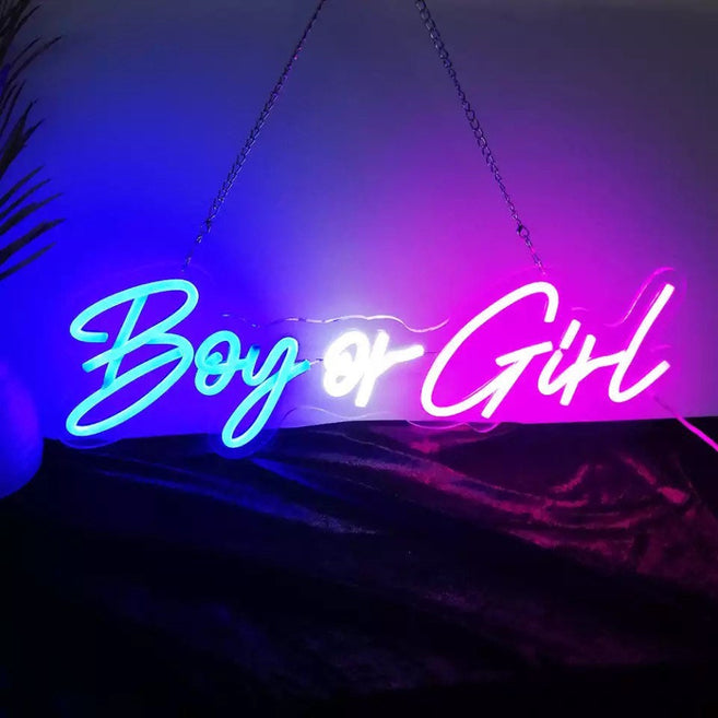 Boy or Girl Custom Neon