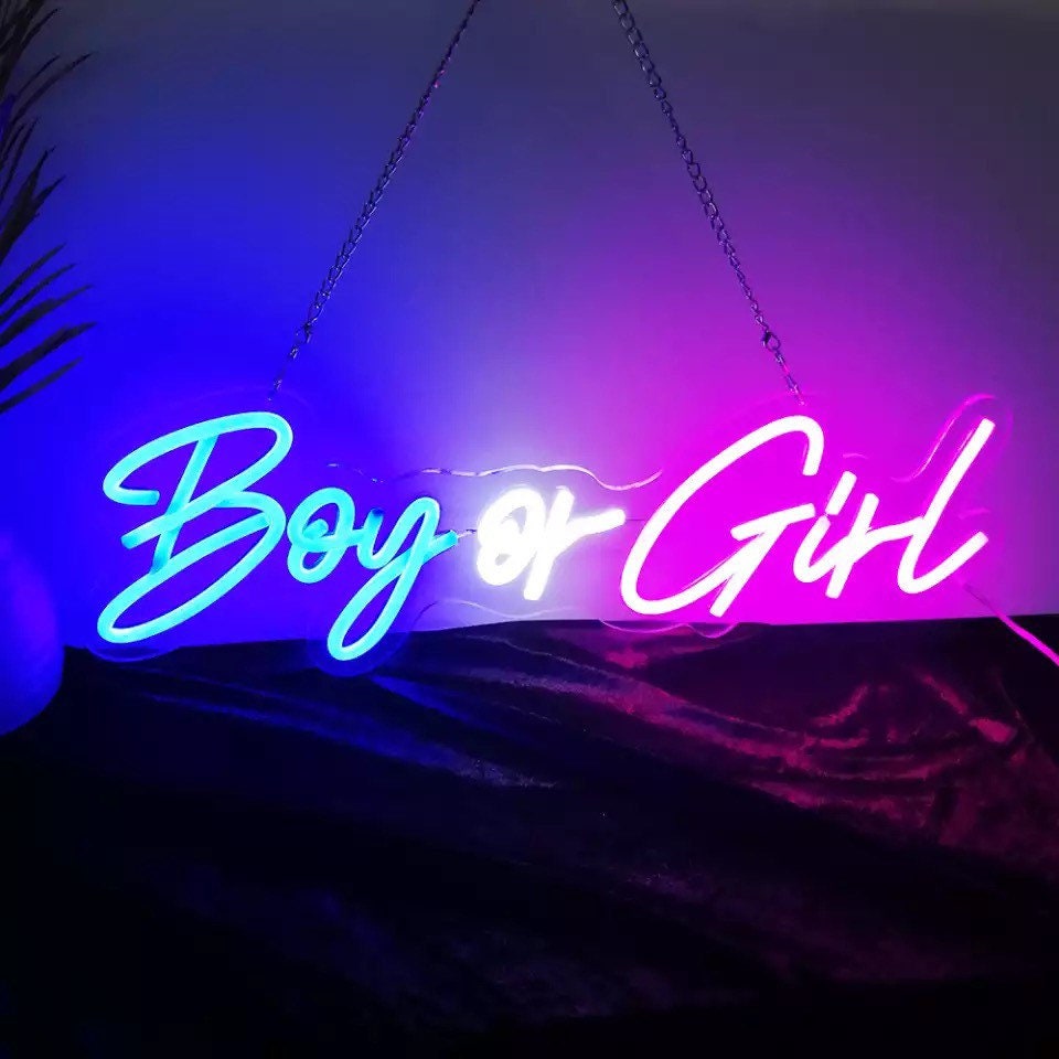 Boy or Girl Custom Neon