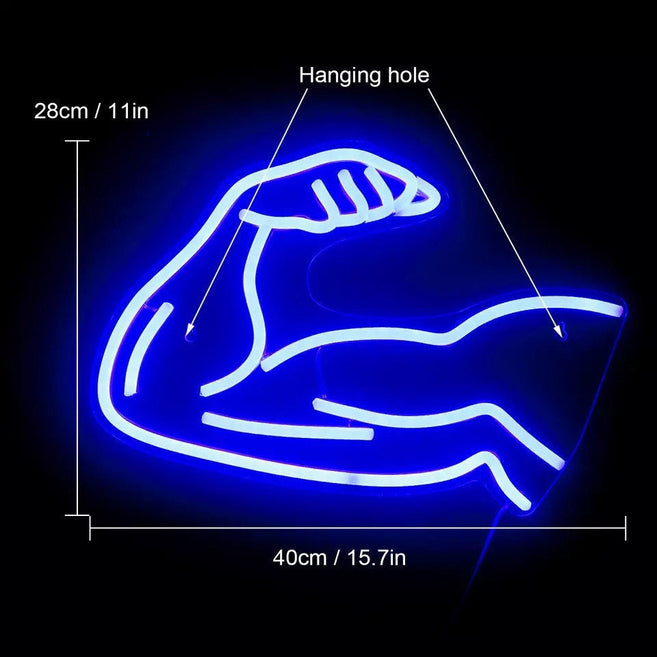 Neon Sign muscular