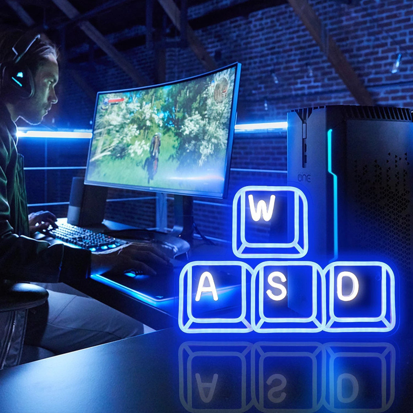 Keyboard Neon sign