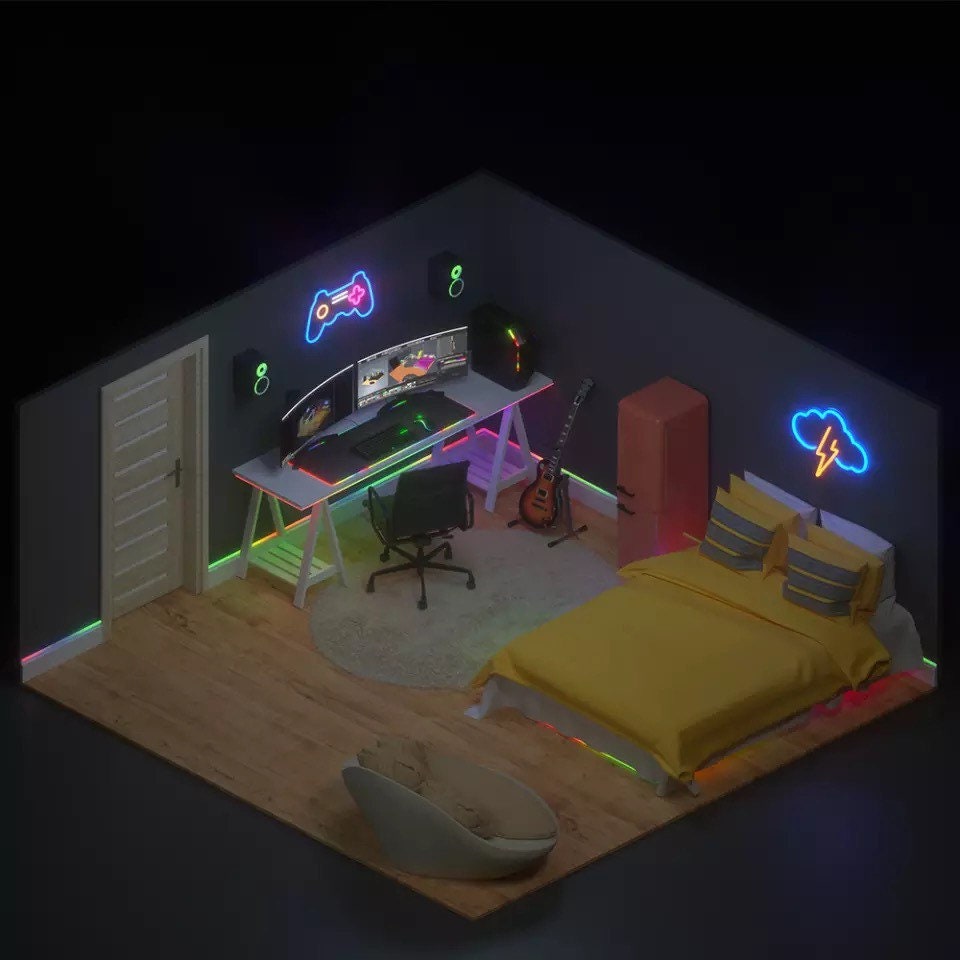 lightning led neon