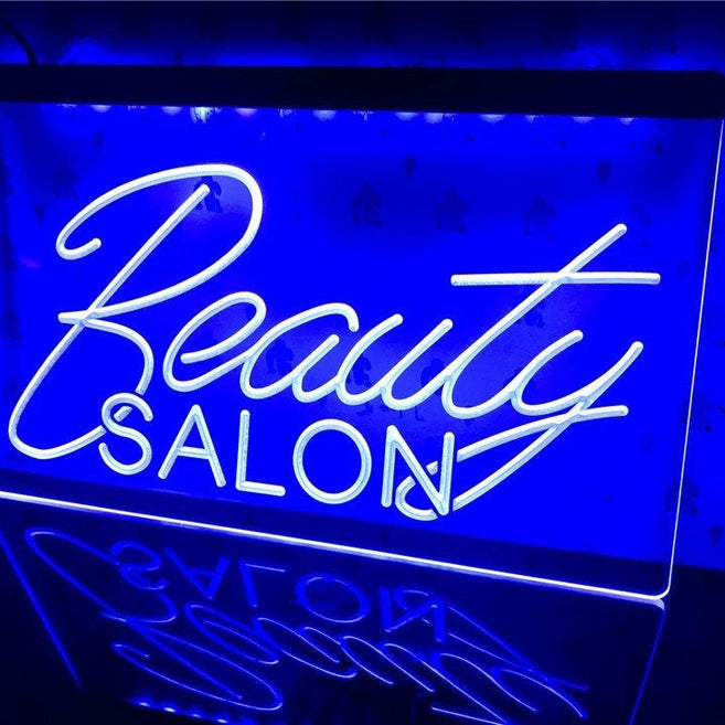 Beauty salon neon sign