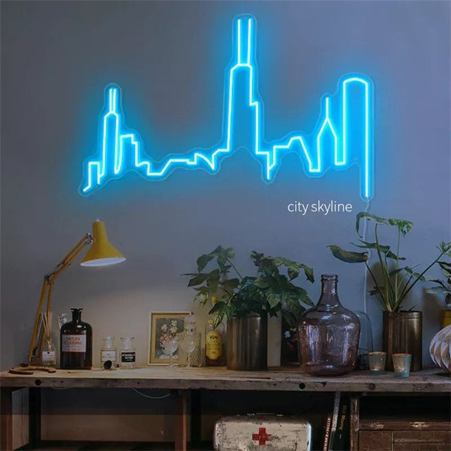 City Outline Neon LED